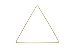 Trimits Craft Hoop - Metal - Triangle - 20cm - Gold