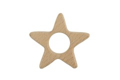 Trimits Wooden Craft Ring - Star - 7 x 7cm