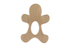 Trimits Birch Craft Ring - Gingerbread Man - 7.5cm
