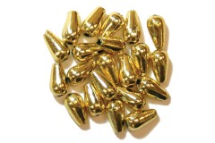 Trimits Pearl Drops, 6mm x 9mm, Gold (pack of 15)