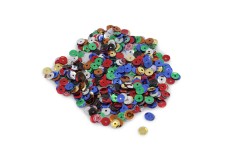 Trimits Sequins, Cup, 5mm, Multicoloured (pack of 400)