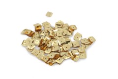 Trimits Sequins, Square, 7mm, Gold (pack of 140)