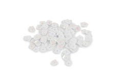 Trimits Sequins, Square, 7mm, White Iris (pack of 140)