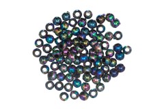 Trimits Plated Beads, 3mm, Rainbow (pack of 75)