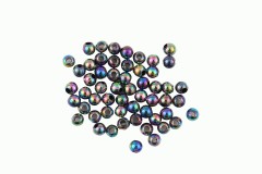 Trimits Plated Beads, 4mm, Rainbow (pack of 45)