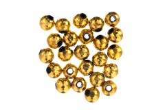Trimits Plated Beads, 8mm, Gold (pack of 20)