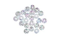 Trimits Plated Beads, 8mm, Aurora (pack of 20)
