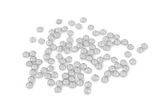 Trimits Acrylic Stones, Glue-On Round, Medium, 5mm, Clear (pack of 100)