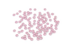 Trimits Acrylic Stones, Glue-On Round, Medium, 5mm, Pink (pack of 100)