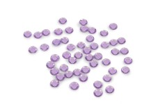 Trimits Acrylic Stones, Glue-On Round, Large, 7mm, Lilac (pack of 50)