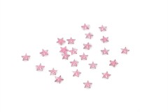 Trimits Acrylic Stones, Glue-On Star, 6mm, Pink (pack of 23)