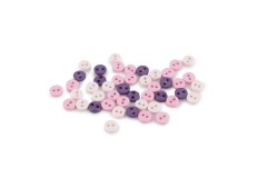 Trimits Mini Craft Buttons, Round, Lilac (2g)