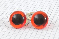 Safety Eyes, Amber, 21mm (pack of 2)