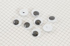 Googly / Moving Sew-on Eyes, 15mm (pack of 8)
