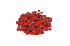 Trimits Sequins, Cup Holographic, Red, 6mm (3g)