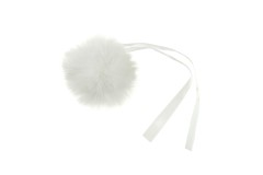 Trimits - Faux Fur Pom Pom - 6cm - White