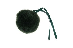 Trimits - Faux Fur Pom Pom - 11cm - Dark Green
