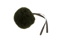 Trimits - Faux Fur Pom Pom - 11cm - Khaki