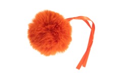 Trimits - Faux Fur Pom Pom - 11cm - Orange