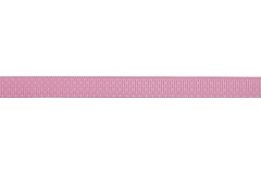 Bowtique Grosgrain Ribbon - 10mm wide - Polka Dot - Pink / Grey (5m reel)