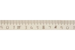 Bowtique Natural Cotton Ribbon - 15mm wide - Tape Measure - Natural (5m reel)