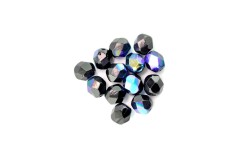 Gutermann Round, Faceted Beads, Colour 1000, 4mm (pack of 130)