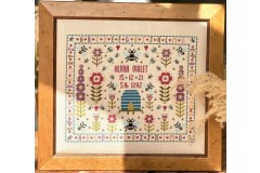 Historical Sampler Company - Garden Birth Sampler (Cross Stitch Kit)
