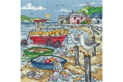 Heritage Crafts - Karen Carter - By The Sea - Bay Watching (Cross Stitch Kit)