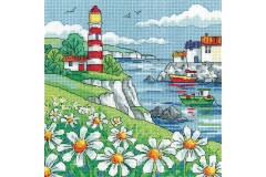 Heritage Crafts - Karen Carter - By The Sea - Daisy Shore (Cross Stitch Kit)