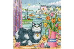 Heritage Crafts - Karen Carter - By The Sea - Harbour View (Cross Stitch Kit)