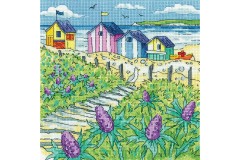 Heritage Crafts - Karen Carter - By The Sea - Sea Holly Shore (Cross Stitch Kit)