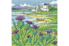 Heritage Crafts - Karen Carter - By The Sea - Thistle Shore (Cross Stitch Kit)