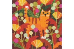Heritage Crafts - Karen Carter - Catz & Co - Ginger Cat (Cross Stitch Kit)