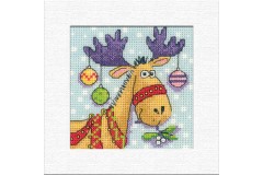 Heritage Crafts - Karen Carter Christmas Cards - Reindeer (Cross Stitch Kit)