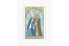 Heritage Crafts - Christmas Cards by Susan Ryder - Nativity (Cross Stitch Kit)