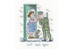 Heritage Crafts - Golden Years by Peter Underhill - We'll Meet Again (Cross Stitch Kit)