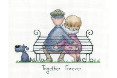 Heritage Crafts - Golden Years by Peter Underhill - Together Forever (Cross Stitch Kit)