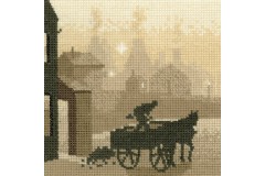 Heritage Crafts - Silhouettes - The Coalman (Cross Stitch Kit)