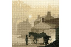 Heritage Crafts - Silhouettes - Winter Shoes (Cross Stitch Kit)