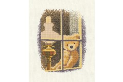 Heritage Crafts - John Clayton Collection - William in the Window (Cross Stitch Kit)