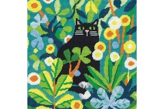 Heritage Crafts - Karen Carter - Black Cat (Tapestry Kit)