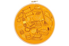 Hawthorn Handmade - Contemporary Embroidery Kit - Autumn Doodles