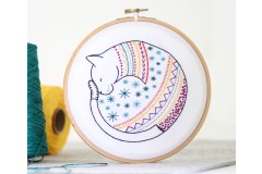 Hawthorn Handmade - Contemporary Embroidery Kit - Cat