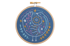 Hawthorn Handmade - Contemporary Mini Embroidery Kit - Celestial Bird