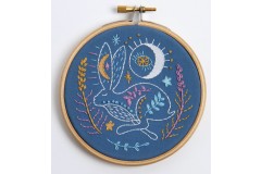 Hawthorn Handmade - Contemporary Mini Embroidery Kit - Celestial Hare