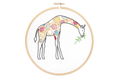 Hawthorn Handmade - Contemporary Embroidery Kit - Giraffe