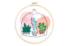 Hawthorn Handmade - Contemporary Embroidery Kit - Glass Garden