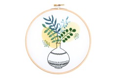 Hawthorn Handmade - Contemporary Embroidery Kit - Green Fingers