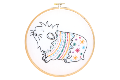 Hawthorn Handmade - Contemporary Embroidery Kit - Guinea Pig
