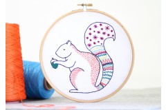 Hawthorn Handmade - Contemporary Embroidery Kit - Squirrel